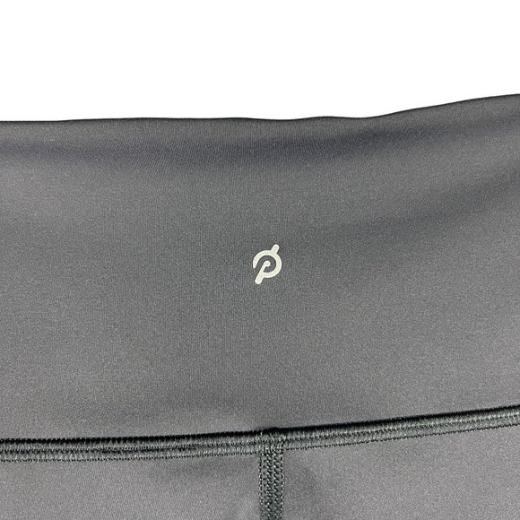 Peloton Women's Move Scalloped Hem High Rise Crop Leggings Black Size L HO121 - Picture 9 of 11